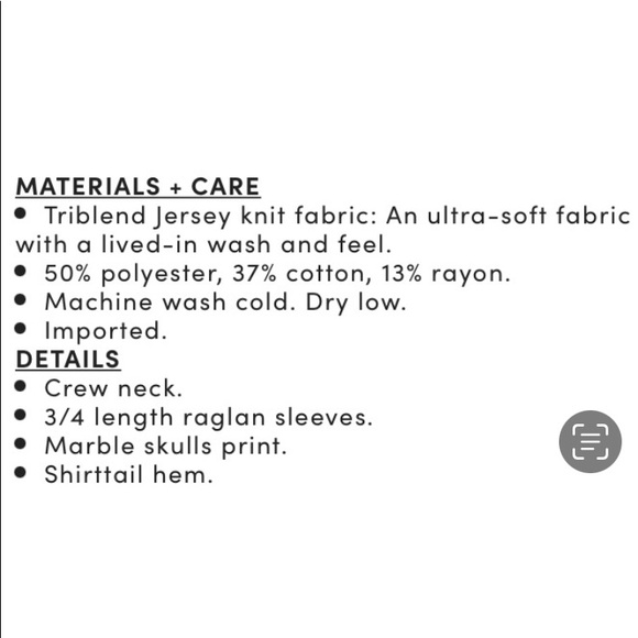 COPY - Torrid Raglan Tee - Triblend Jersey Torrid size 1 or 1X 14-16 Lavender … - Picture 3 of 4